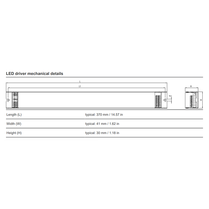 1061/M eldoLED SOLOdrive SL1061M1 100W Constant Current LED Driver