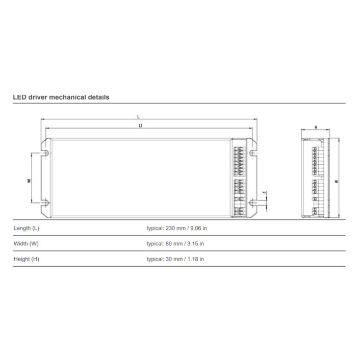 1061/S eldoLED SOLOdrive SL1061S1 100W Constant Current LED Driver