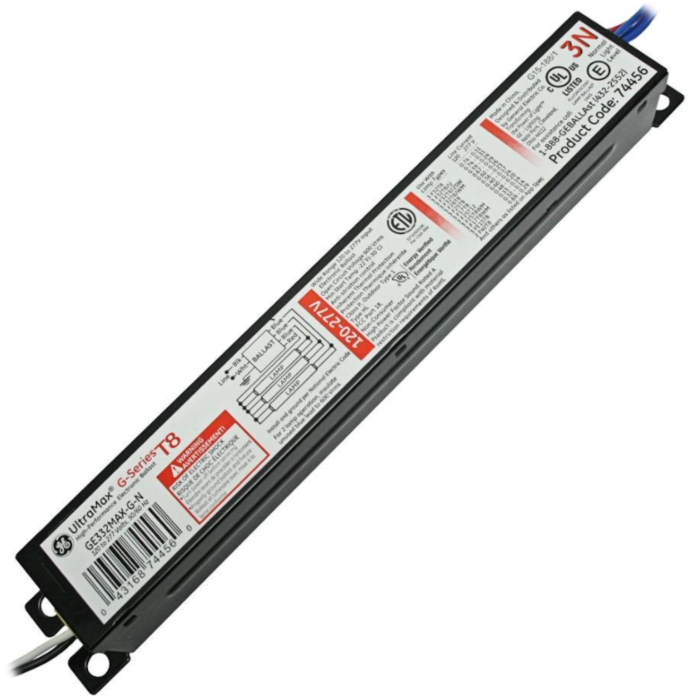 GE UltraMax GE332MAX-G-N (74456) T8 Electronic Fluorescent Ballast - *DISCONTINUED*