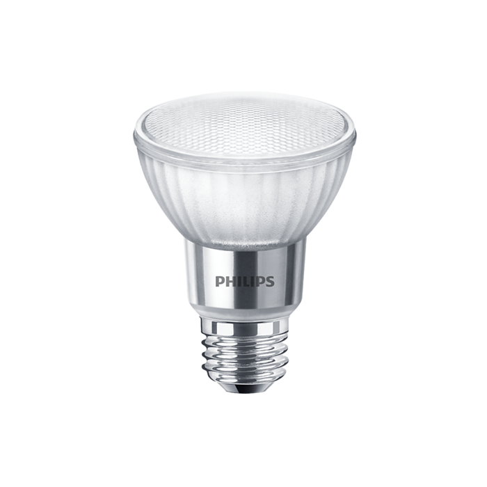 Philips 471128 LED PAR20 Bulb 7PAR20/LED/F25/840/E26/GL/DIM 120V 6/1