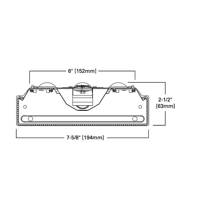 Metalux 4WNLED-LD4-40SL-F-UNV-L840-CD1-U 4' Linear Wrap