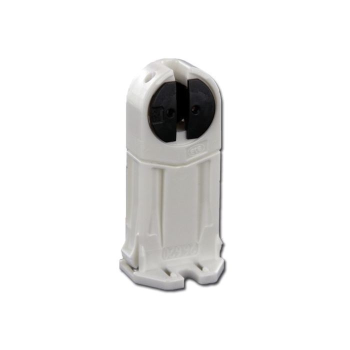 T5 Miniature Bi-Pin Socket - Rotary Lock, Unshunted, Tall 