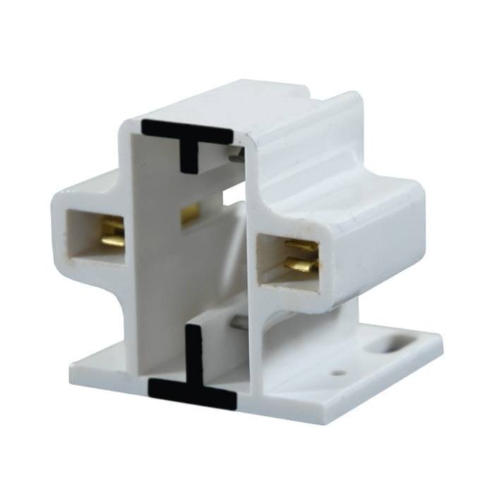 2-pin 13W CFL Socket with 2-hole Horizontal Mounting 