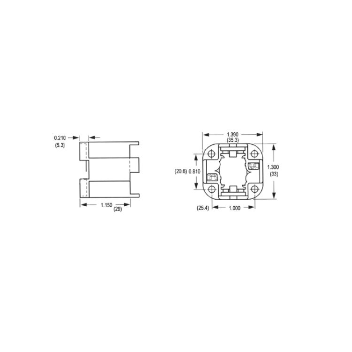 26W & 32W CFL - 2-Pin Screw Mount Socket - *DISCONTINUED*