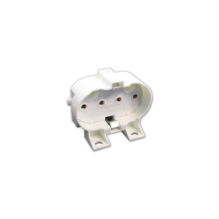 Long PL Socket - 4-Pin - Horizontal Screw On