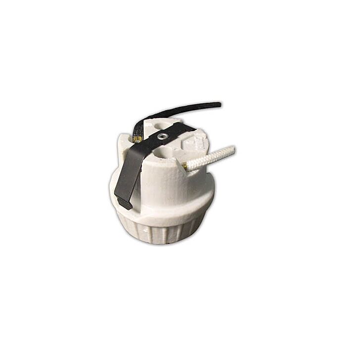 4KV HID Medium Base Socket - Snap In - With Leads