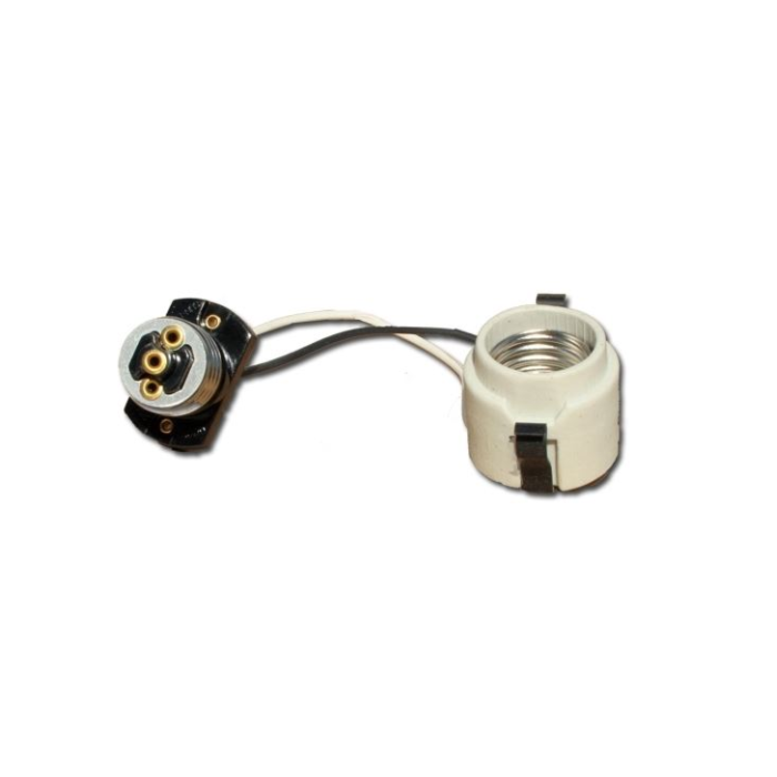 Medium Base (E26) Harness Socket Setup - Snap In