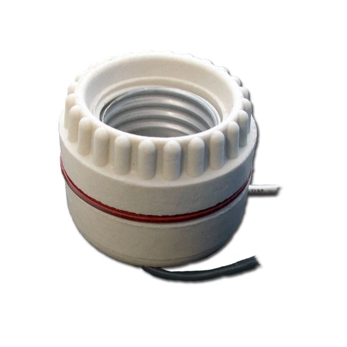 2 Piece E26/E27 Porcelain Socket with 9" Leads