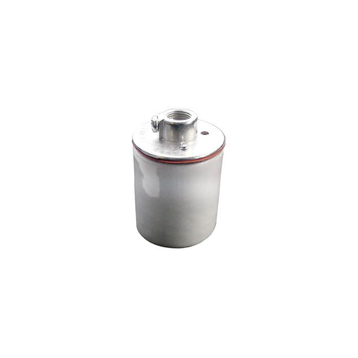 Porcelain Medium Base Socket with Metal 1/4" IP Cap and 18" Leads (Not Shown)