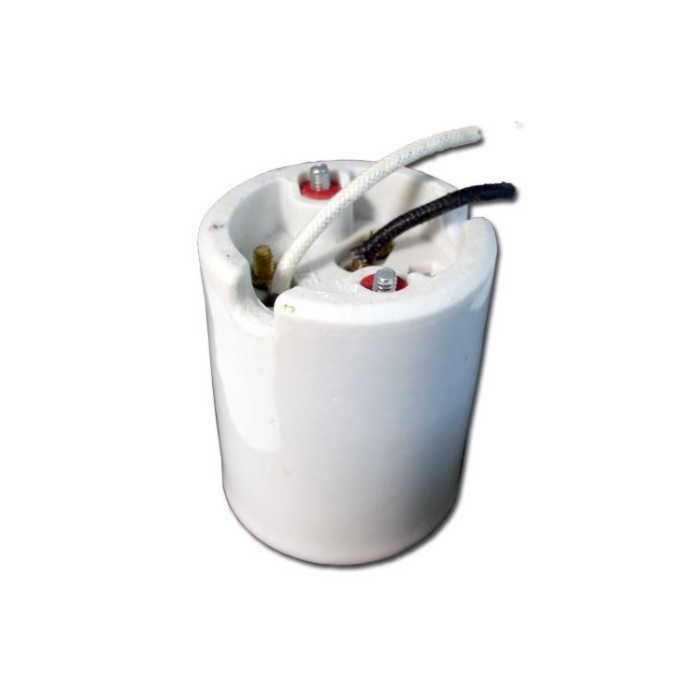 6KV Mogul Base Socket with 18" Leads and Captive Screws