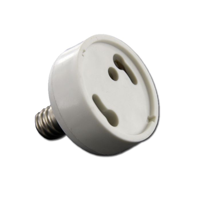 E12 Candelabra to Turn Lock GU24 Adapter