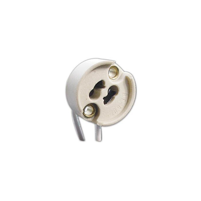 GU7 Base Halogen Socket with Leads - LH0494