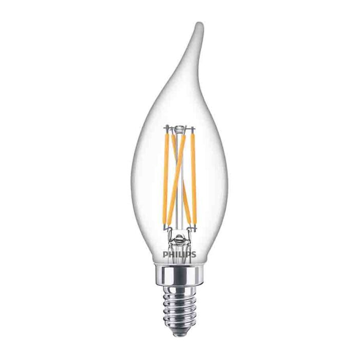 Philips 549121 Dimmable BA11 LED Bulb - 3.3BA11/PER/950/CL/G/E12/DIM 1FB T20 120V