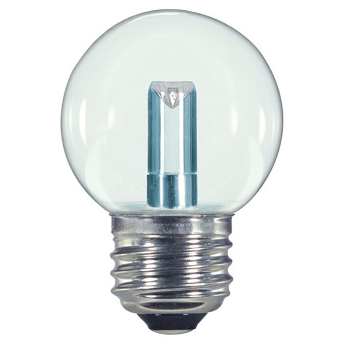 Satco S9158 LED G16 1/2 Bulb - 1.4W G16 1/2/CL/LED/120V/CD
