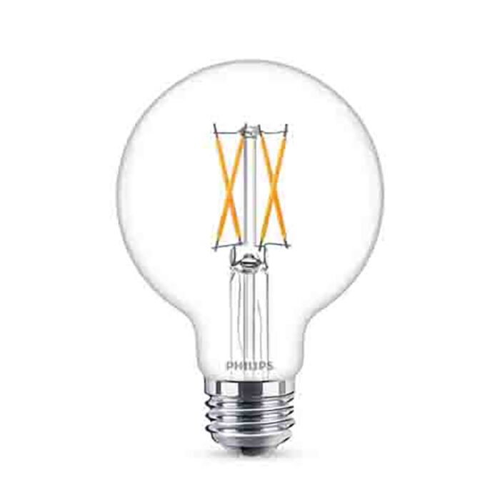 Philips 549501 Dimmable G25 LED Bulb - 3.8G25/PER/927-922/CL/G/E26/WGX1FB - *DISCONTINUED*