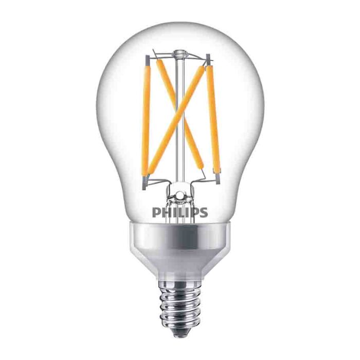 Philips 549378 Dimmable A15 LED Bulb - 3.8A15/PER/927-922/CL/G/E12/WGX1FB - *DISCONTINUED*
