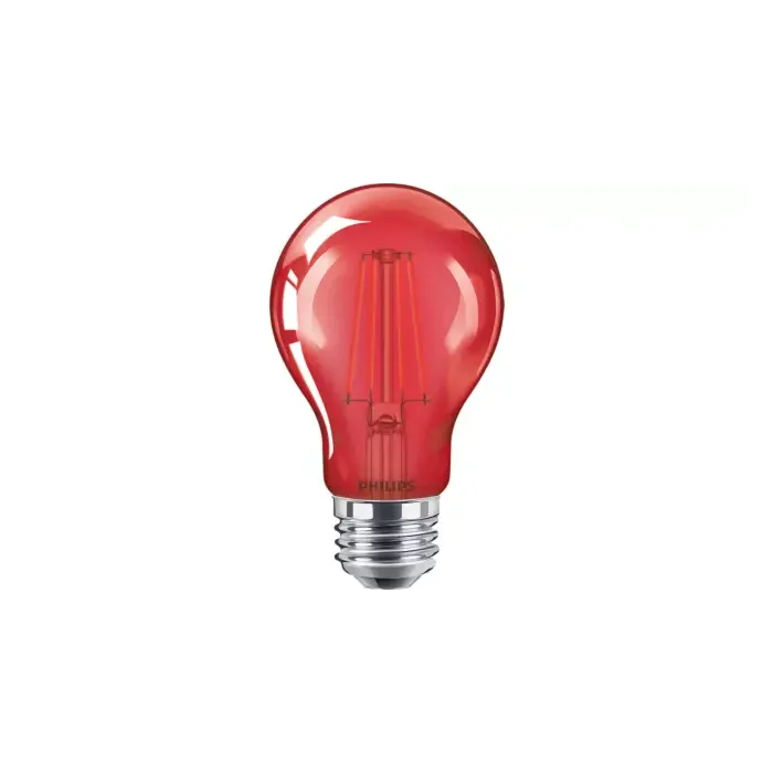 Philips 568832 4A19/PER/RED/G/E26/ND 4/1PF A19 bulb