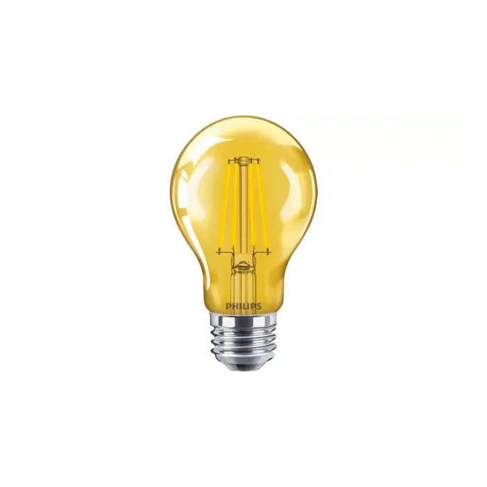 Philips 568857 4A19/PER/YELLOW/G/E26/ND 4/1PF A19 bulb