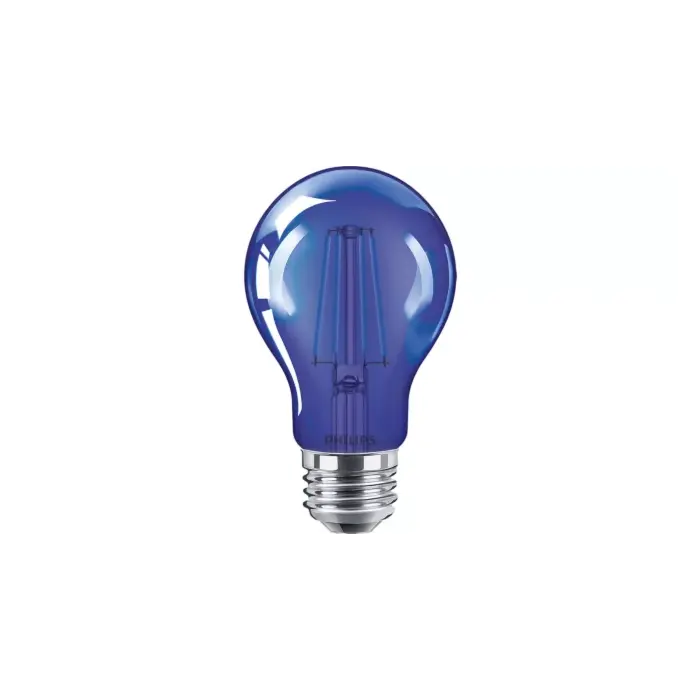 Philips 568865 4A19/PER/BLUE/G/E26/ND 4/1PF A19 bulb