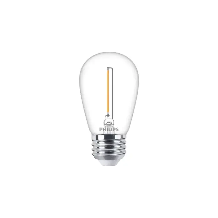 Philips 575209 - 1S14/VIN/827/CL/G/E26/ND 1CT  S14 LED Bulb - *DISCONTINUED*