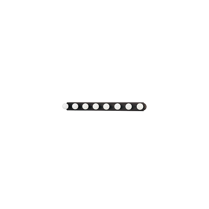 Nuvo 60-1287 Racetrack - 8 Light - 48" Vanity Strip - Mahogany Bronze Finish