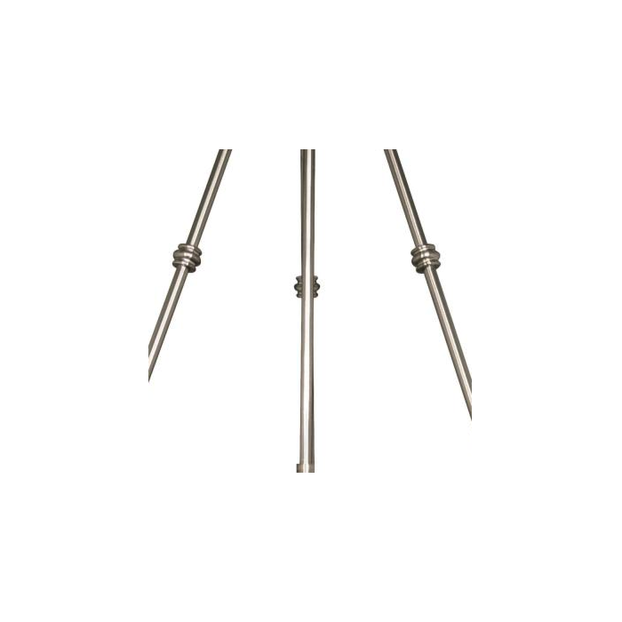 Nuvo 60-203 3 Light - 15" Pendant with Alabaster Glass - Brushed Nickel Finish
