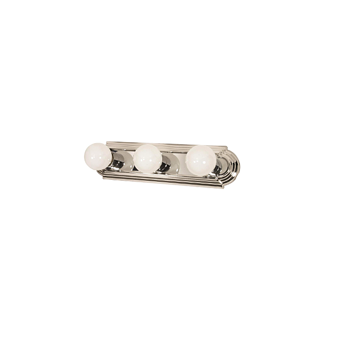 Nuvo 60-296 Racetrack - 3 Light - 18" Vanity Strip - Polished Chrome Finish