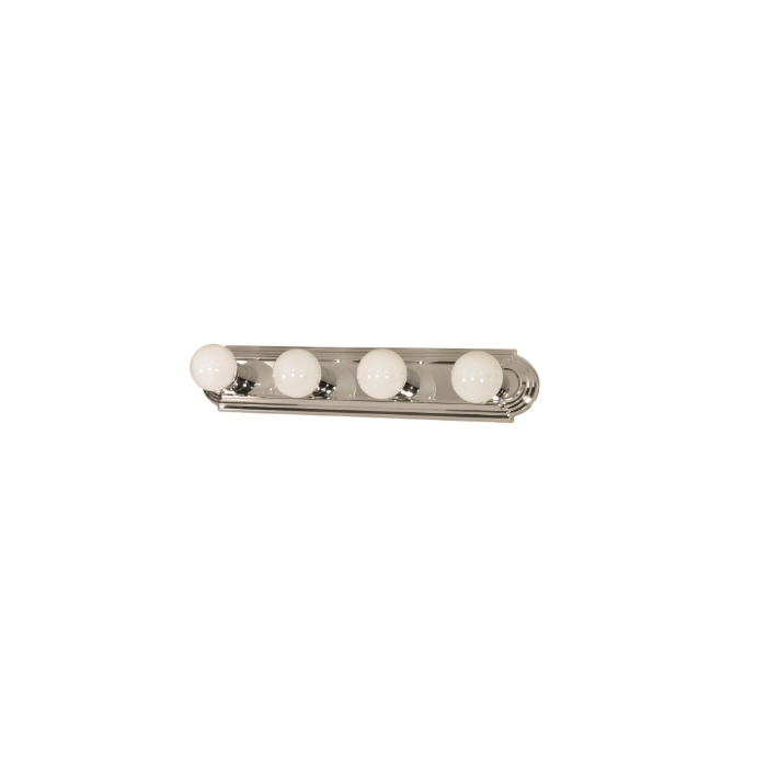 Nuvo 60-297 Racetrack - 4 Light - 24" Vanity Strip - Polished Chrome Finish