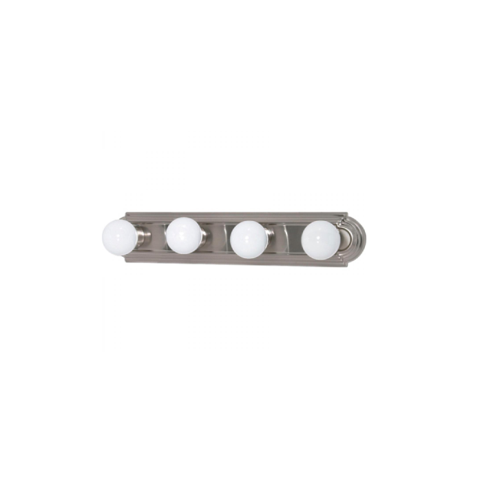 Nuvo 60-301 Racetrack - 4 Light - 24" Vanity Strip - Brushed Nickel Finish