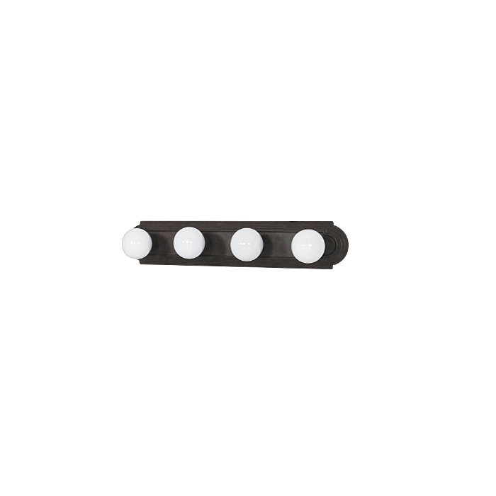 Nuvo 60-305 Racetrack - 4 Light - 24" Vanity Strip - Old Bronze Finish
