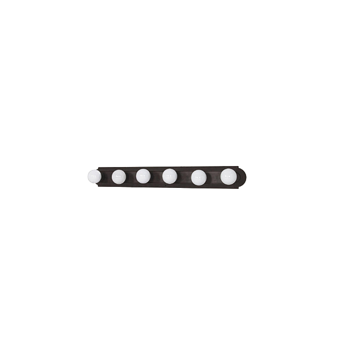 Nuvo 60-306 Racetrack - 6 Light - 36" Vanity Strip - Old Bronze Finish