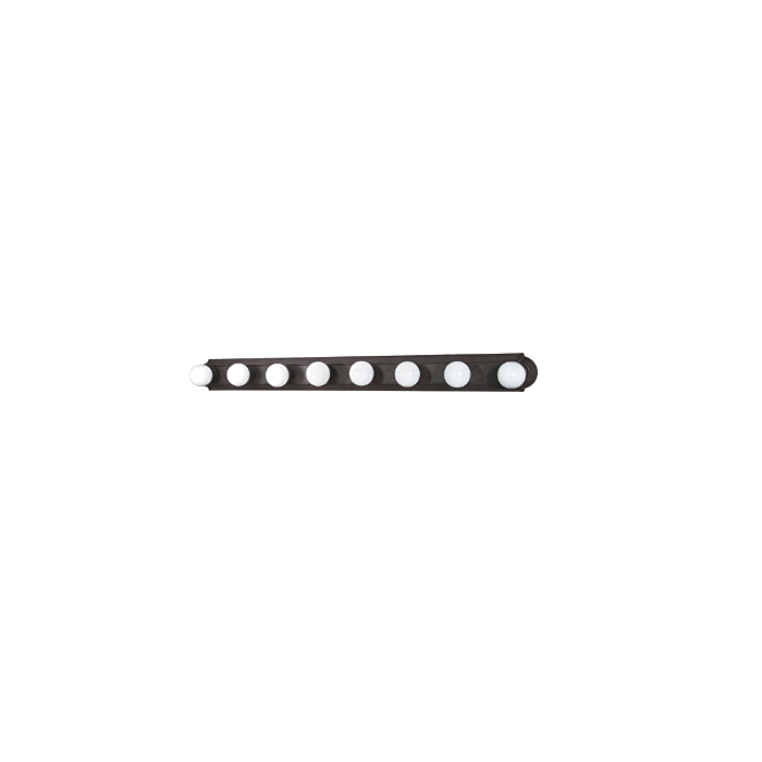 Nuvo 60-307 Racetrack - 8 Light - 48" Vanity Strip - Old Bronze Finish