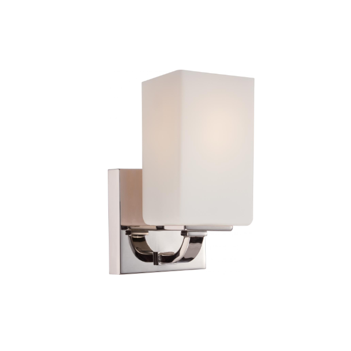 Nuvo 60-5181 Vista - 1 Light Vanity with Opal Frosted Glass - Polished Nickel Finish