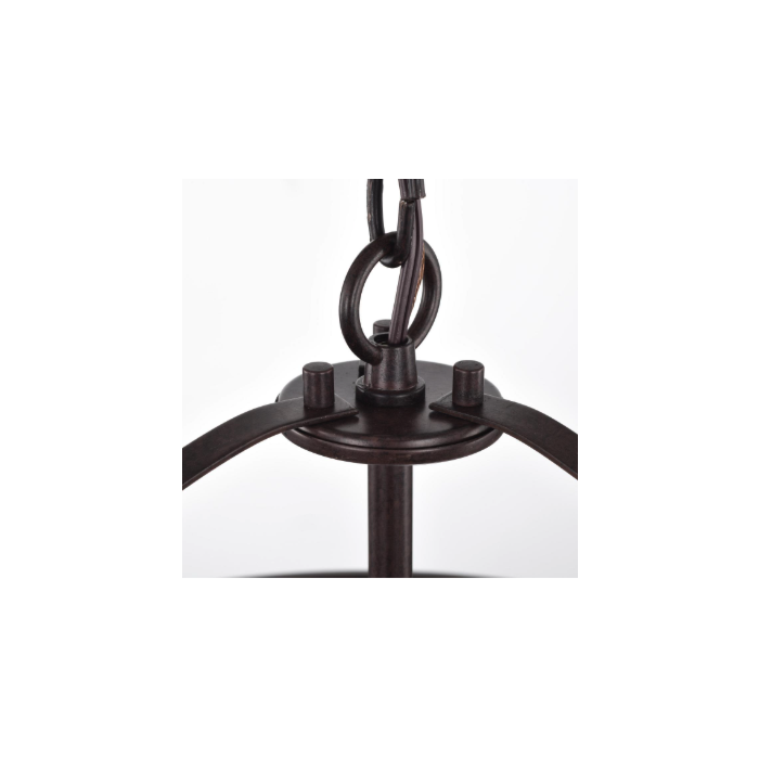 Nuvo 60-5337 Ginger - 3 Light Pendant with Satin White Glass - Old Bronze Finish