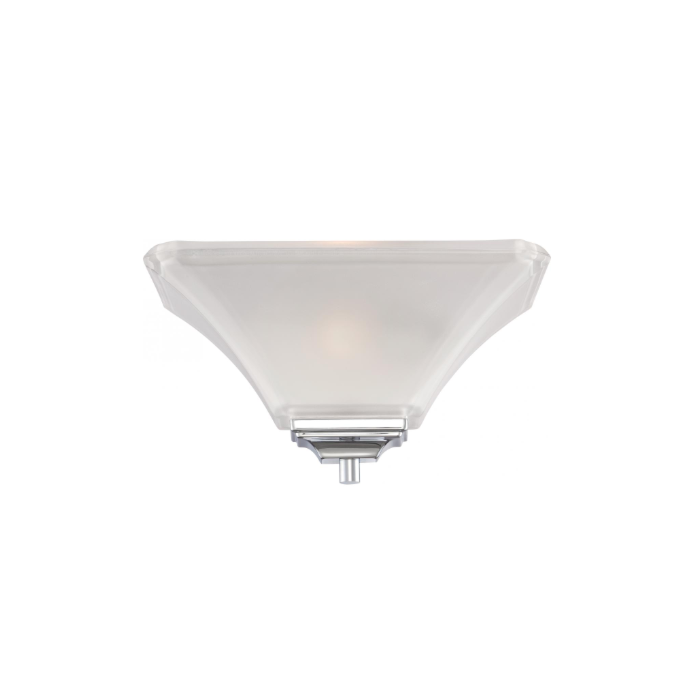 Nuvo 60-5373 Parker - 1 Light Wall Sconce - with Sandstone Etched Glass - Polished Chrome Finish
