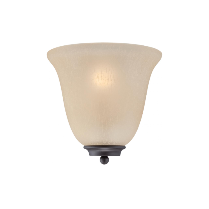 Nuvo 60-5383 Empire - 1 Light Wall Sconce with Champagne Glass - Mahogany Bronze Finish