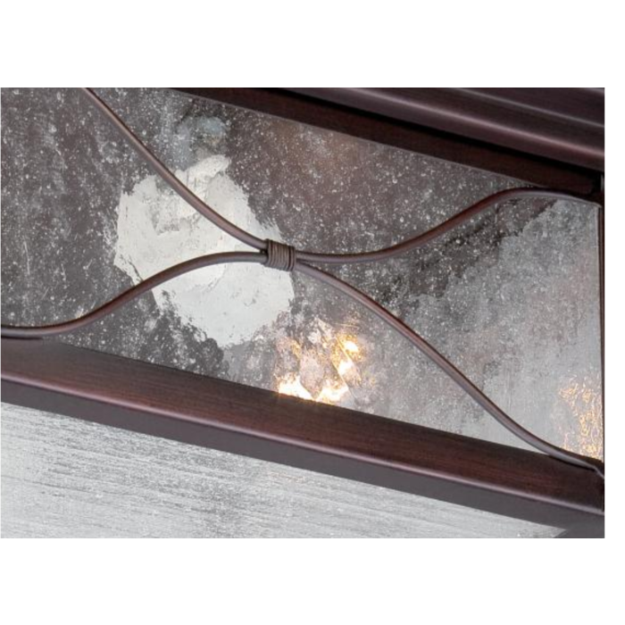Nuvo 60-5616 Vega - 2 Light - Flush with Clear Seed Glass - Classic Bronze Finish