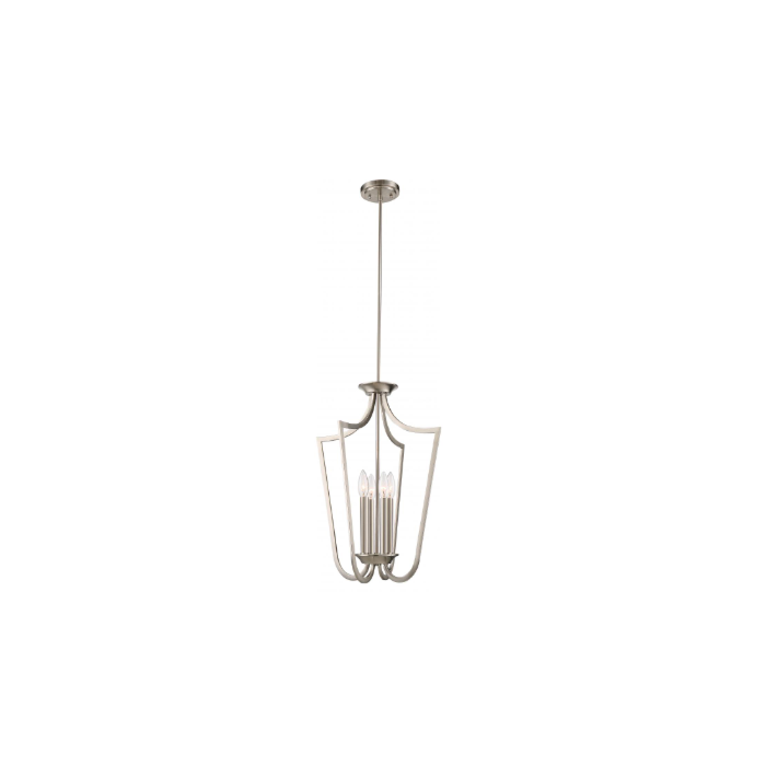 Nuvo 60-5876 Laguna - 4 Light Cage Penant - Brushed Nickel Finish