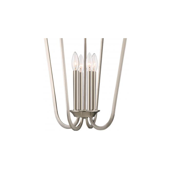 Nuvo 60-5876 Laguna - 4 Light Cage Penant - Brushed Nickel Finish