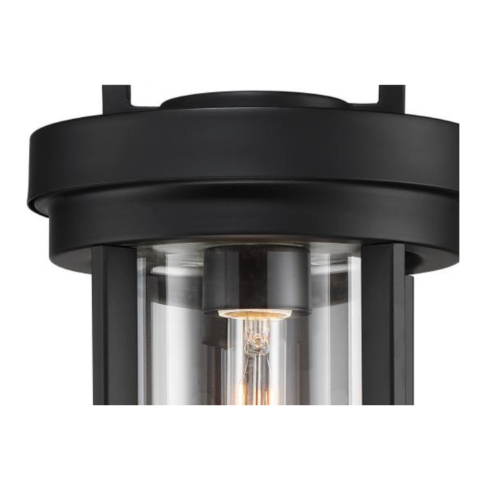 Nuvo 60-6501 Huron - 1 Light Medium Wall Lantern with Clear Glass - Aged Bronze Finish
