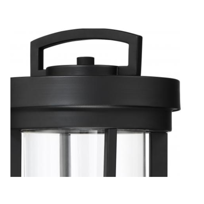 Nuvo 60-6503 Huron - 1 Light Post Lantern with Clear Glass - Aged Bronze Finish