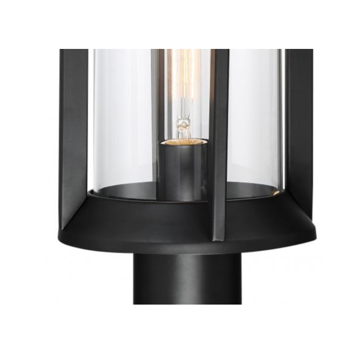 Nuvo 60-6503 Huron - 1 Light Post Lantern with Clear Glass - Aged Bronze Finish