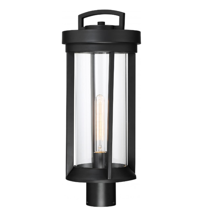 Nuvo 60-6503 Huron - 1 Light Post Lantern with Clear Glass - Aged Bronze Finish