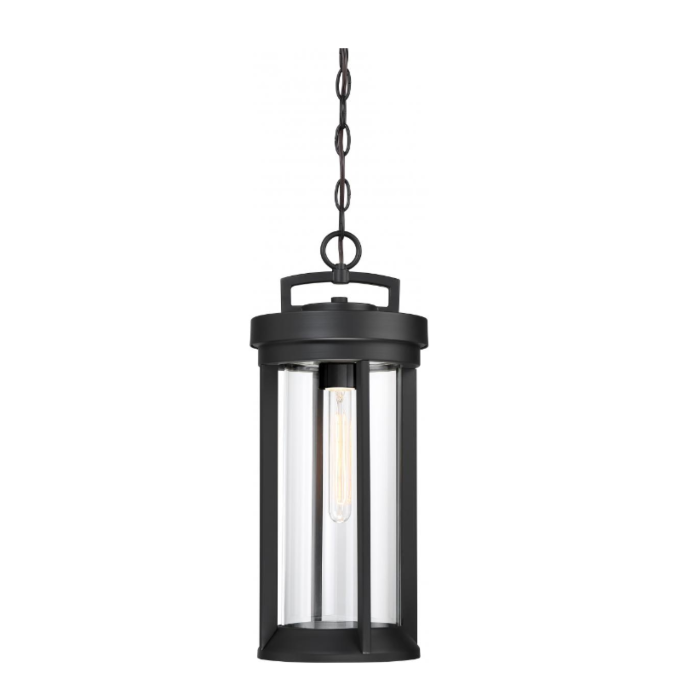 Nuvo 60-6504 Huron - 1 Light Hanging Lantern with Clear Glass - Aged Bronze Finish
