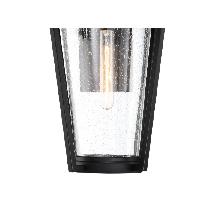 Nuvo 60-6511 Lakeview - 1 Light Medium Wall Lantern with Clear Seed Glass - Aged Bronze Finish