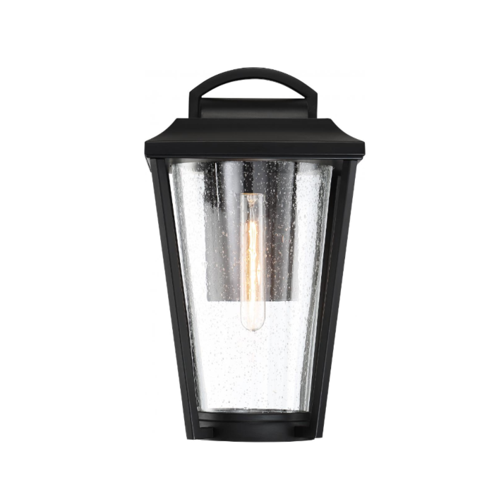 Nuvo 60-6511 Lakeview - 1 Light Medium Wall Lantern with Clear Seed Glass - Aged Bronze Finish