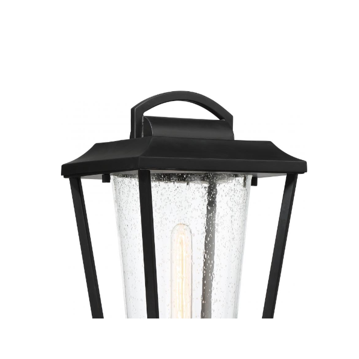 Nuvo 60-6513 Lakeview - 1 Light Post Lantern with Clear Seed Glass - Aged Bronze Finish