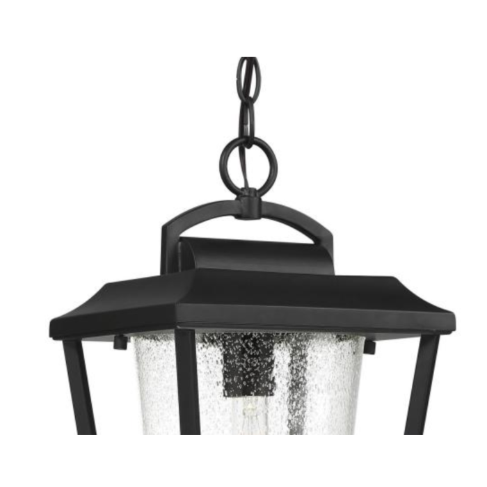 Nuvo 60-6514 Lakeview - 1 Light Hanging Lantern with Clear Seed Glass - Aged Bronze Finish