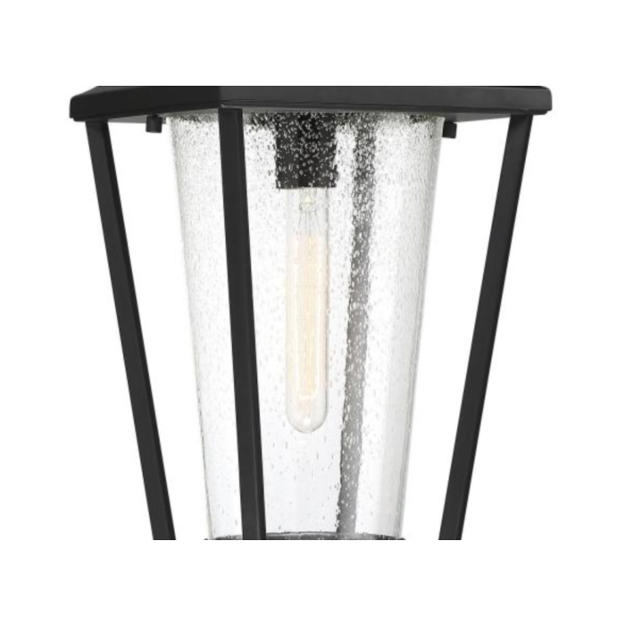 Nuvo 60-6514 Lakeview - 1 Light Hanging Lantern with Clear Seed Glass - Aged Bronze Finish