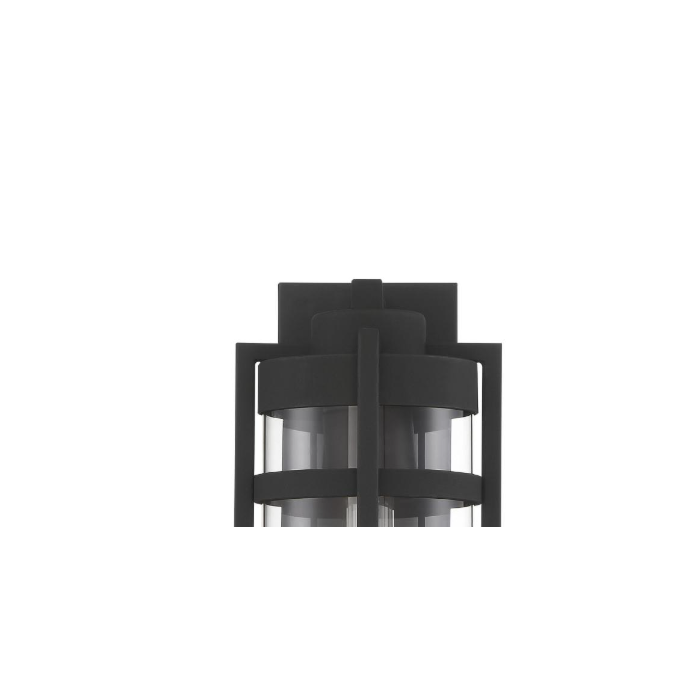Nuvo 60-6572 Tofino - 1 Light Medium Wall Lantern - Clear Glass - Textured Black Finish